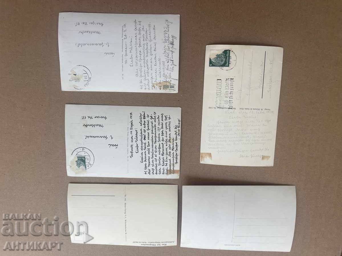 5 картички Германия военен флот моряци кораби WWII с цена € 8.00 | 15.65 лв.