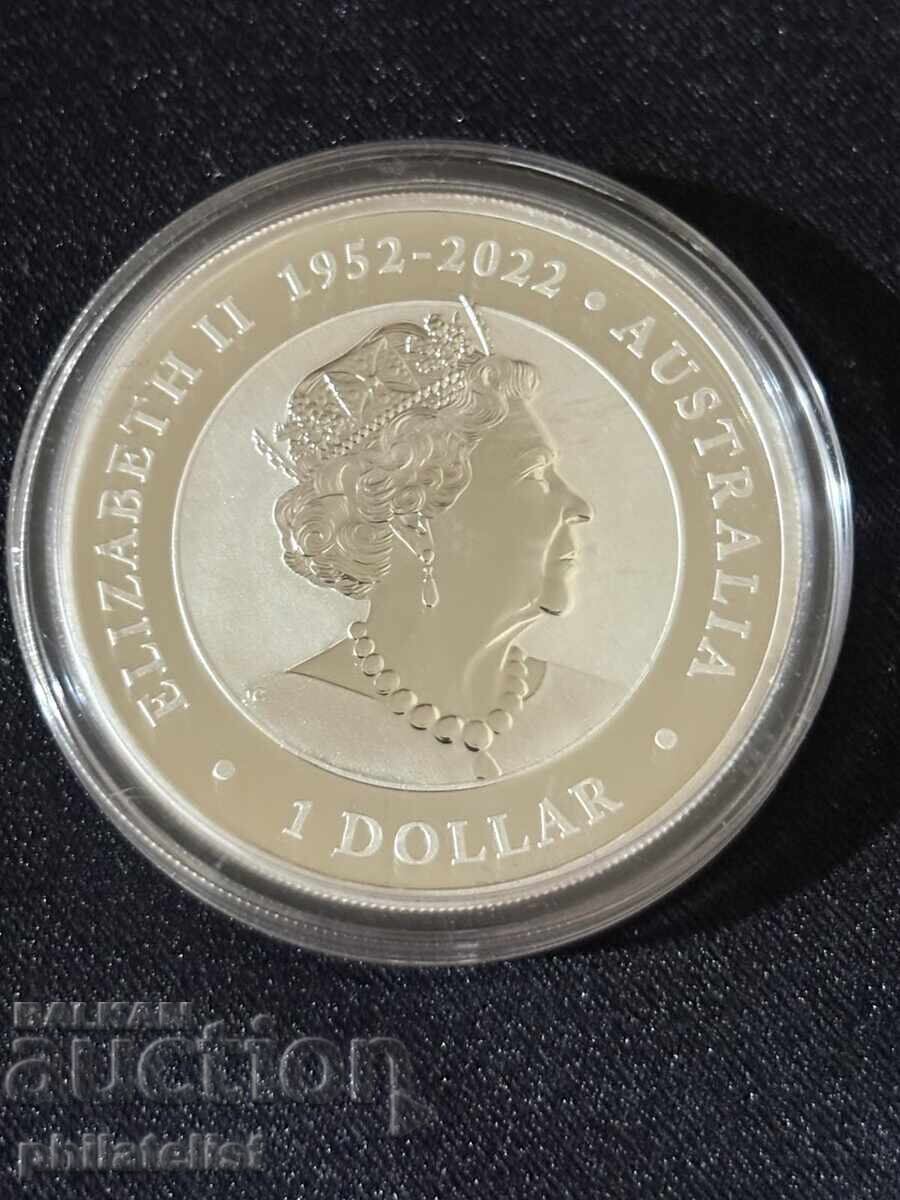 Аукцион Австралия 2023 – 1 долар – Wombat 1 OZ