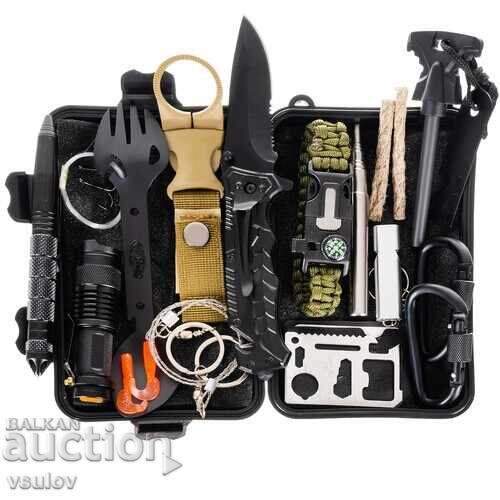 Livrarea Set de supraviețuire Survival Kit 32 în 1 Trizand nou-nouț