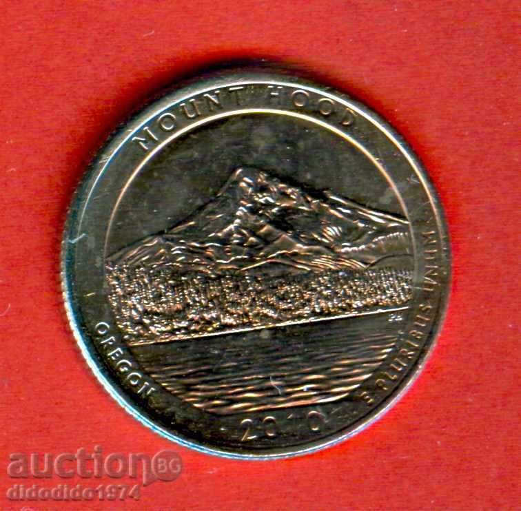 USA 25 cent issue 2010 D OREGON NEW UNC