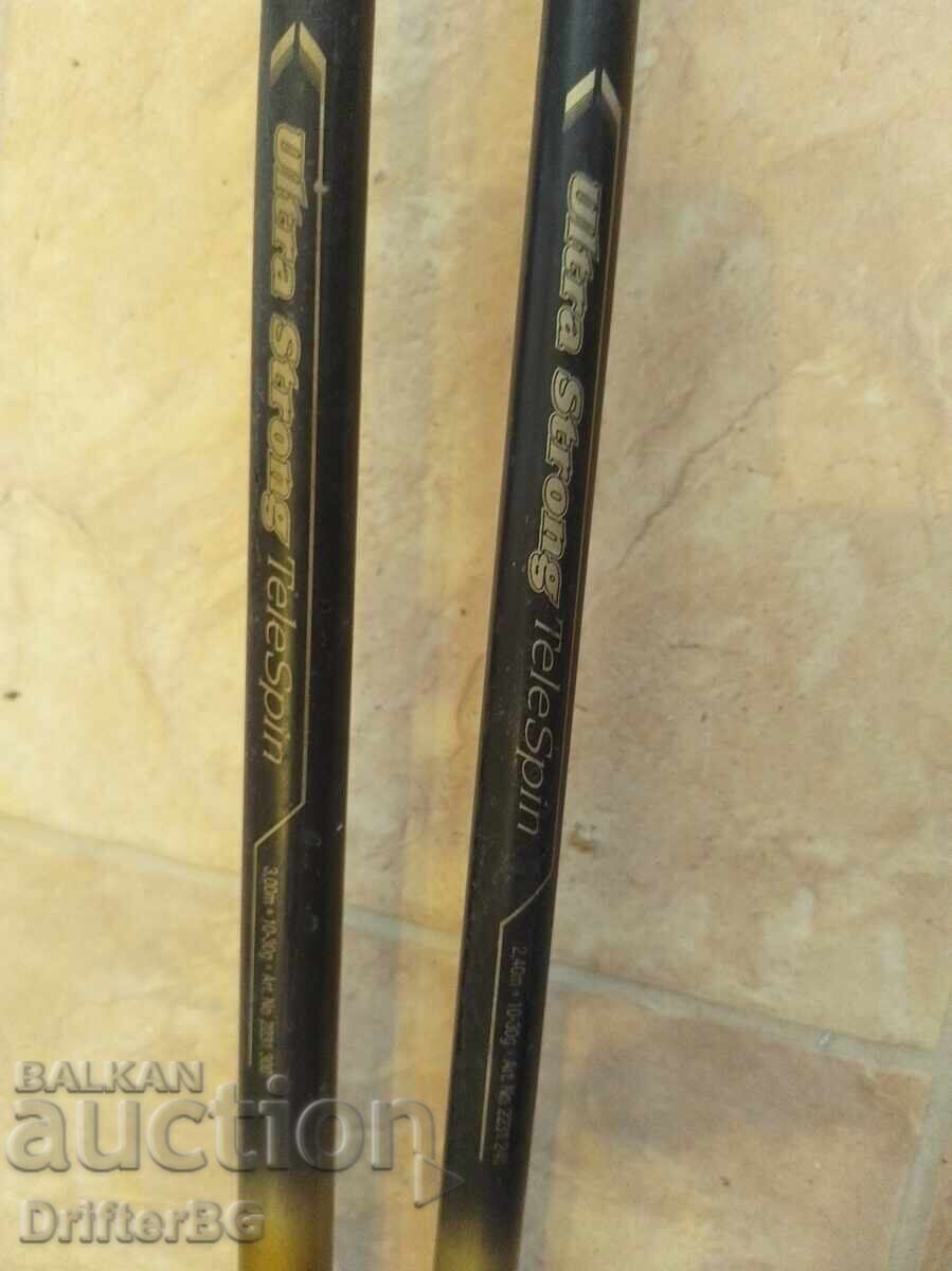 Fishing rod, Set of quality DAM fishing rods 2.40m and 3.00m (10-30g) with price € 20.00 | 39.12 BGN