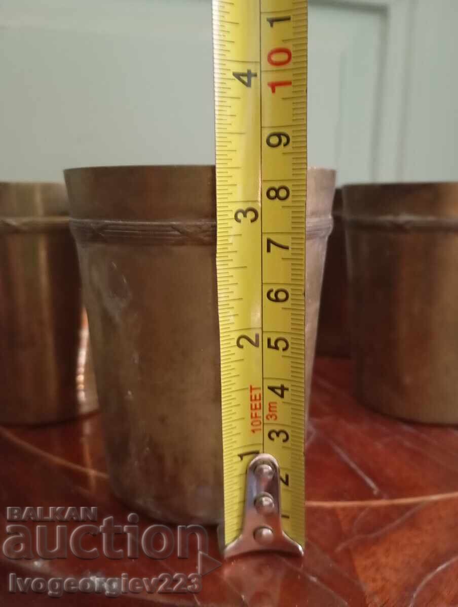 Комплект  пет чаши Арт Деко от месинг с цена € 30.00 | 58.68 лв.