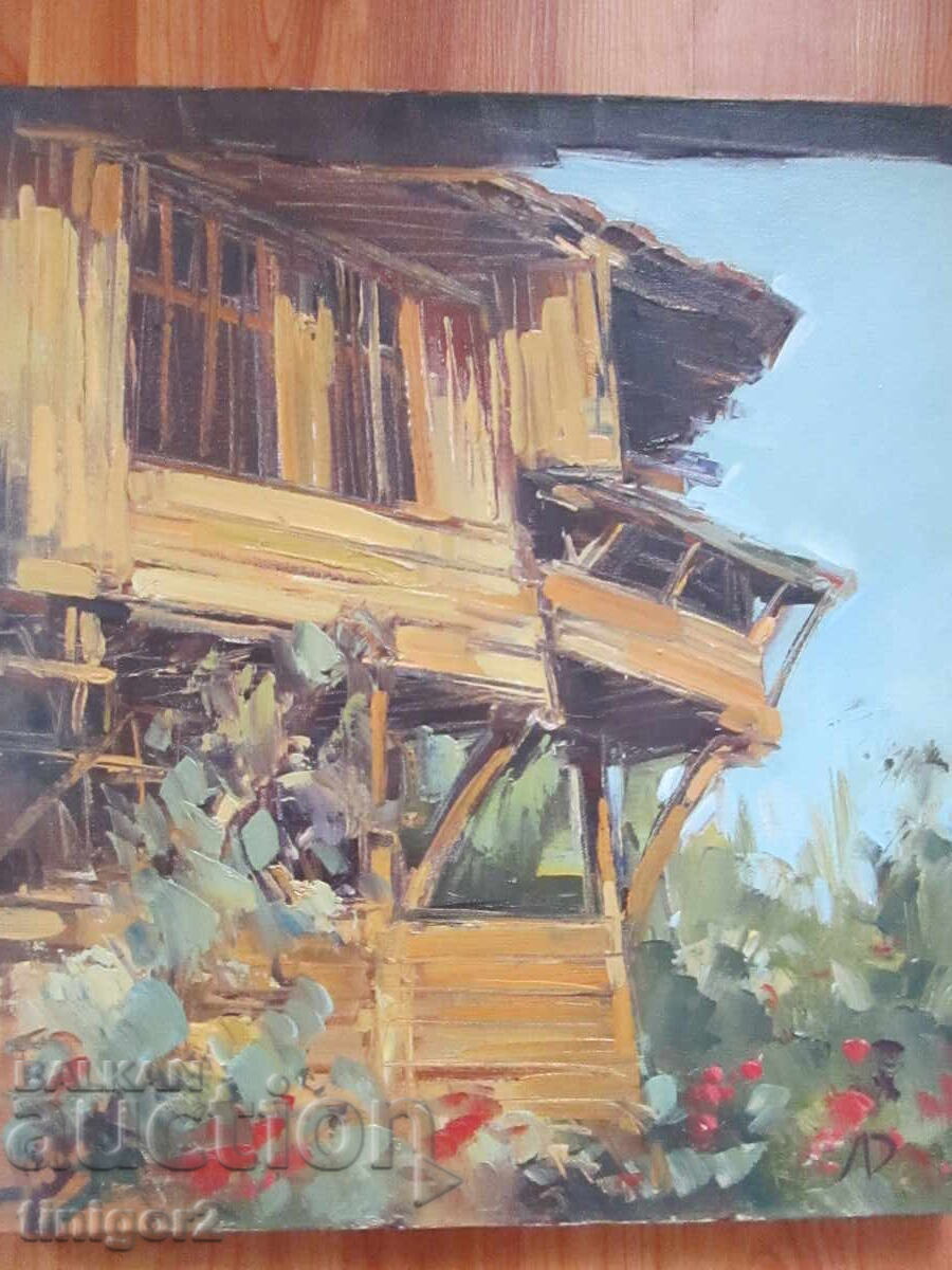 Livrarea Tablou de maestru, ulei pe pânză, semnătură L. Doychev