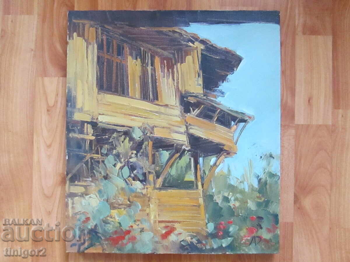 Tablou de maestru, ulei pe pânză, semnătură L. Doychev