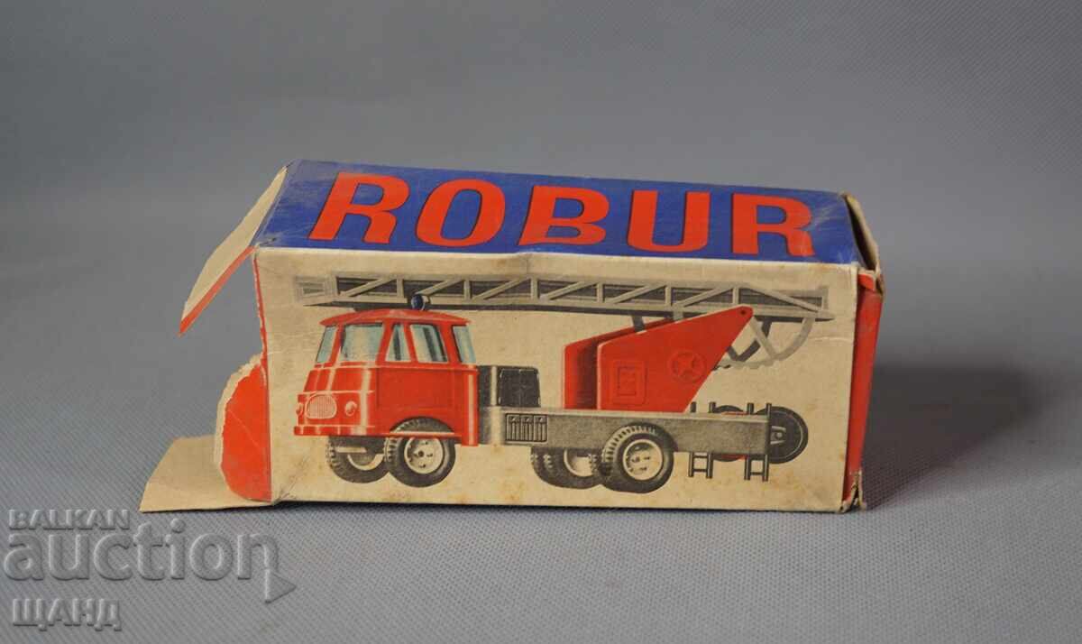 ROBUR Old German Toy Box Model Fire Truck