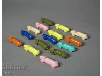 Lot 15 Jucării vechi din plastic din perioada socialistă, model mașină sport