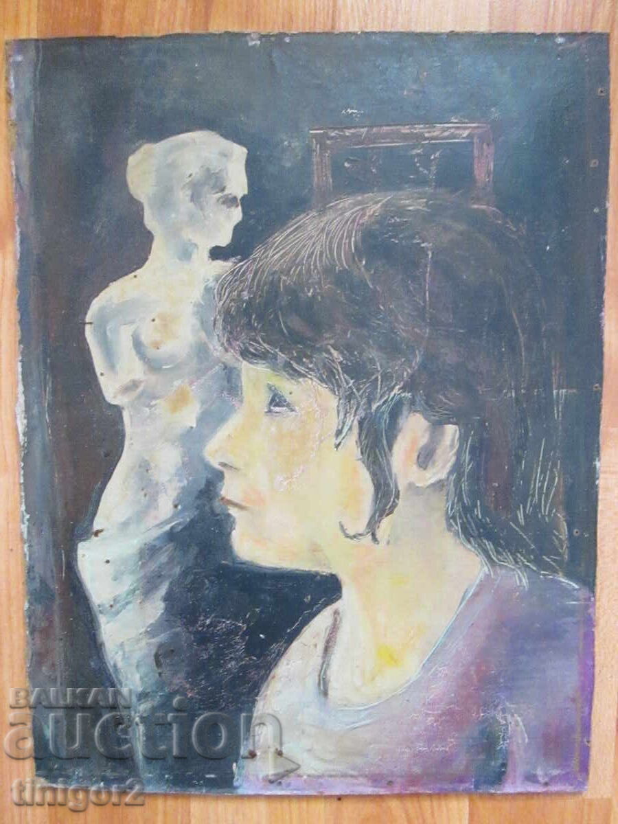 Pictură de maestru - ulei, pe placaj, 33x25 cm - 5