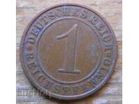 1 pfennig 1925 - Germania ( A ) reichspfennig