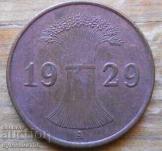 1 pfennig 1929 - Germania ( A ) reichspfennig cu preț € 0.80 | 1.56 BGN