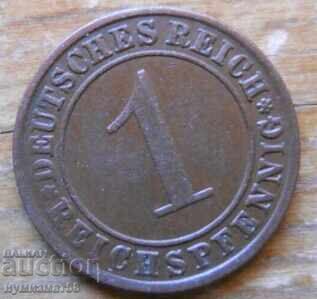 1 Pfennig 1934 - Germania (A) reichspfennig