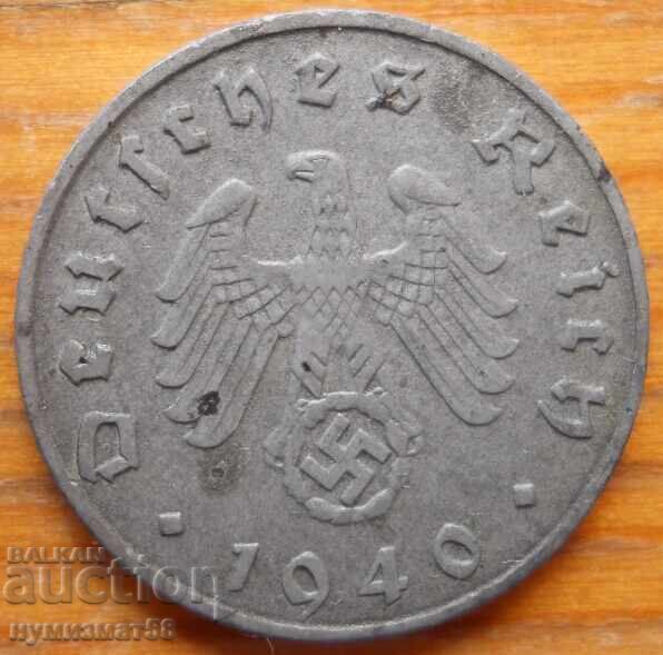 5 Pfennig 1940 - Germania (B) cu preț € 1.40 | 2.74 BGN