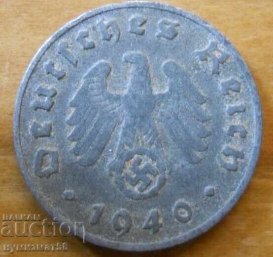 1 пфениг 1940 г. - Германия ( B ) с цена € 1.10 | 2.15 лв.