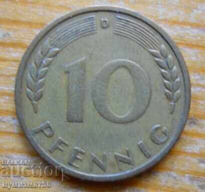 10 πφένιγκ 1949 - Γερμανία