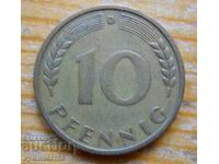 10 πφένιγκ 1949 - Γερμανία