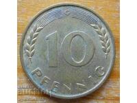 10 пфенига 1950 г. - Германия