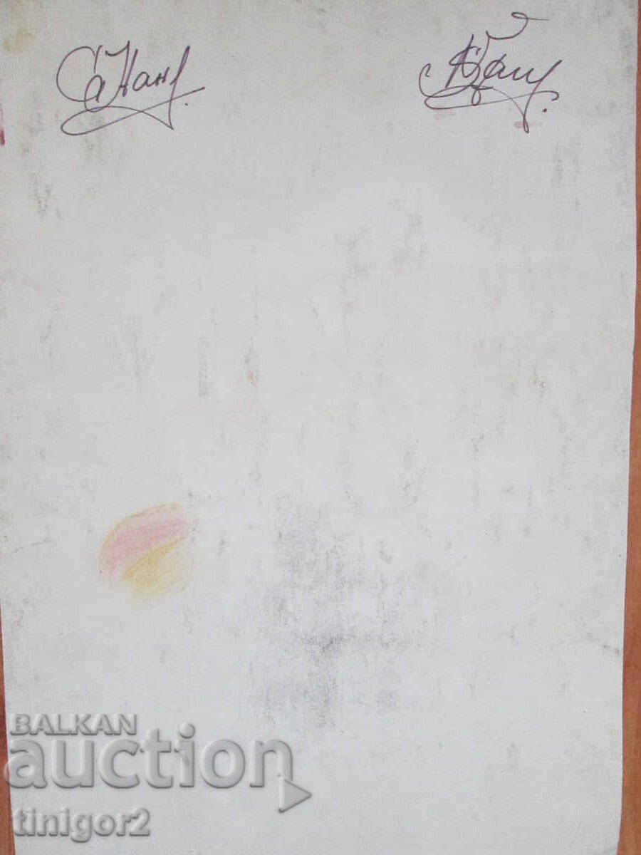 Pictură în acuarelă din anii '70, semnată Nancheva, 34x24 cm - 5