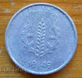 1 Pfennig 1949 - GDR with price € 0.50 | 0.98 BGN