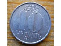10 pfennig 1971 - RDG