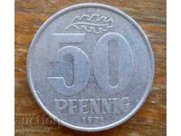 50 pfennig 1971 - GDR