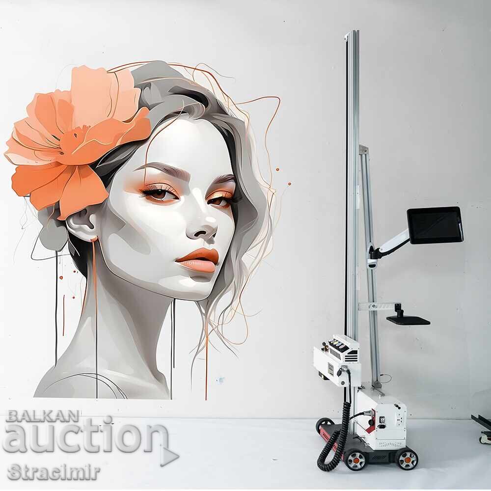 Auction  UV Wall Printer TMP1000 | Two Epson i1600 printheads | + Kit