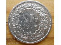 1/2 Franc 1975 - Switzerland