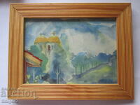 Watercolor painting, N. Dryankov, signed, 23x18cm