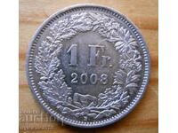 1 φράγκο 2008 - Ελβετία