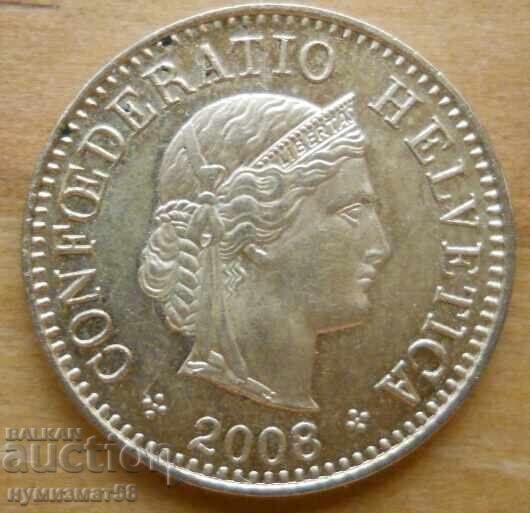 5 santimi (rapeni) 2008 - Elveția cu preț € 0.20 | 0.39 BGN