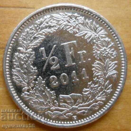 1/2 франк 2011 г. - Швейцария