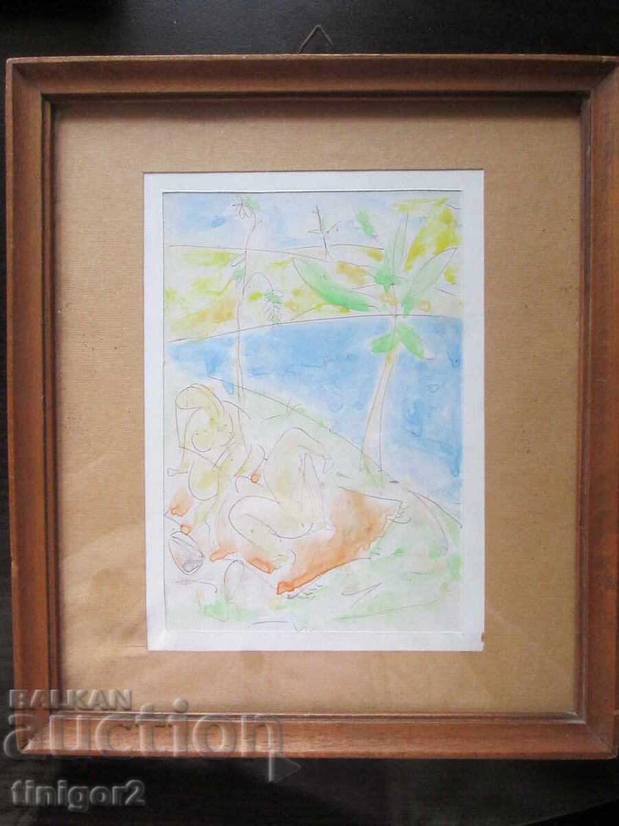 Livrarea Pictură acuarelă erotică, 23x20cm
