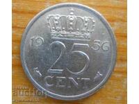 25 σεντς 1956 - Ολλανδία