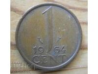 1 cent 1964 - Netherlands