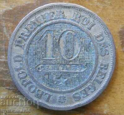 10 centimes 1862 - Belgia 10 centimes 1862 - Belgia