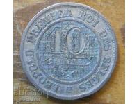 10 centimes 1862 - Belgia