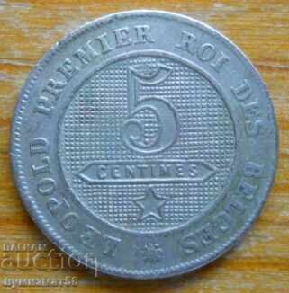 5 centimes 1863 - Belgia