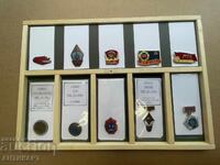 Mongolia comunism 10 bucăți semne insigne medalii