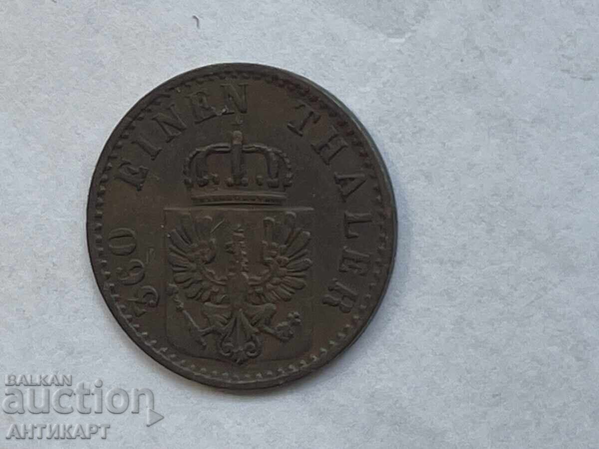 Germany coin 1 pfennig 1868 with price € 5.00 | 9.78 BGN