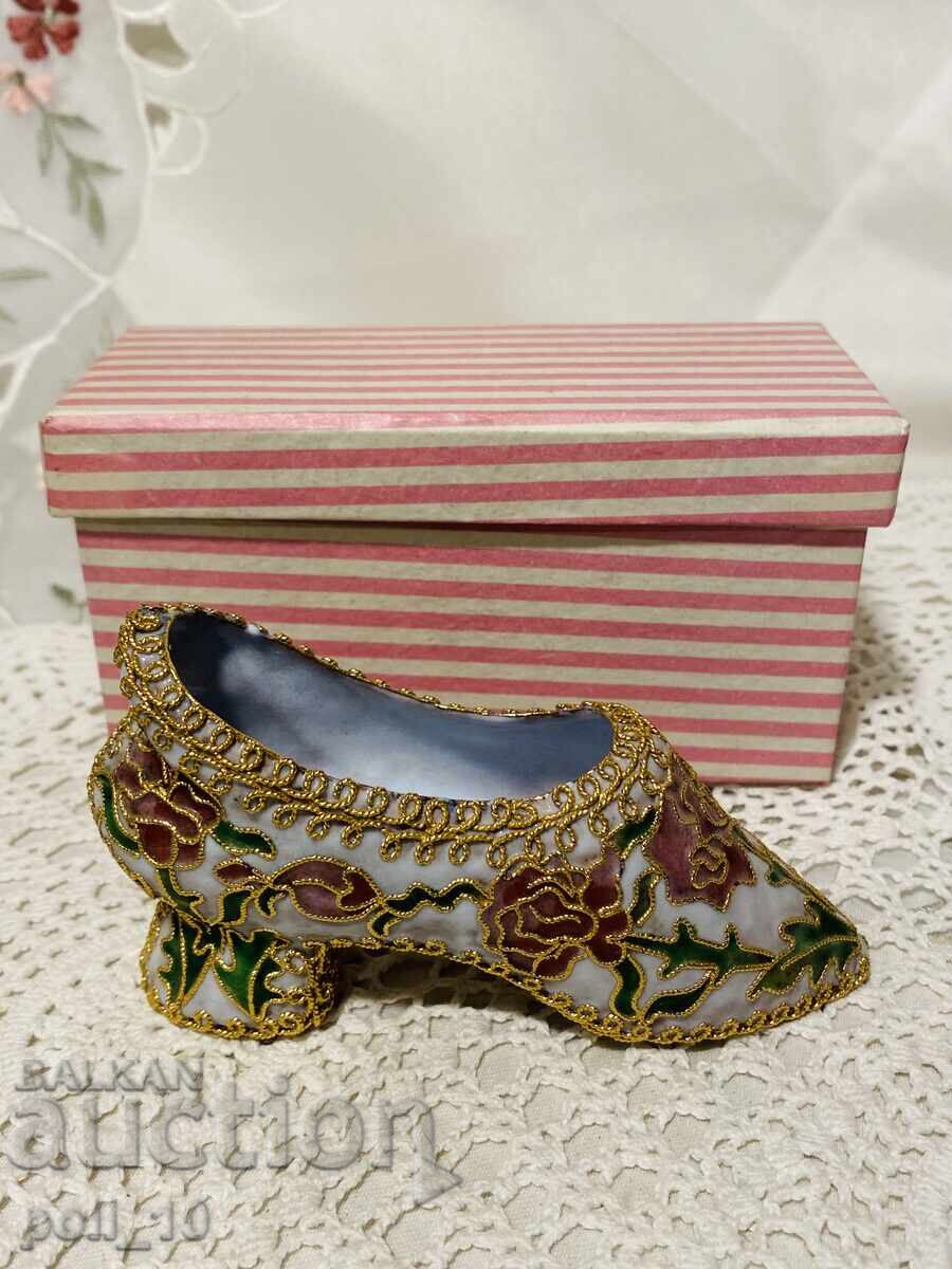 Cloisonné, pantof decorativ