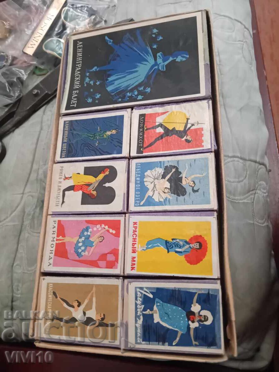 Chibrituri vechi, colecție, 17 buc
