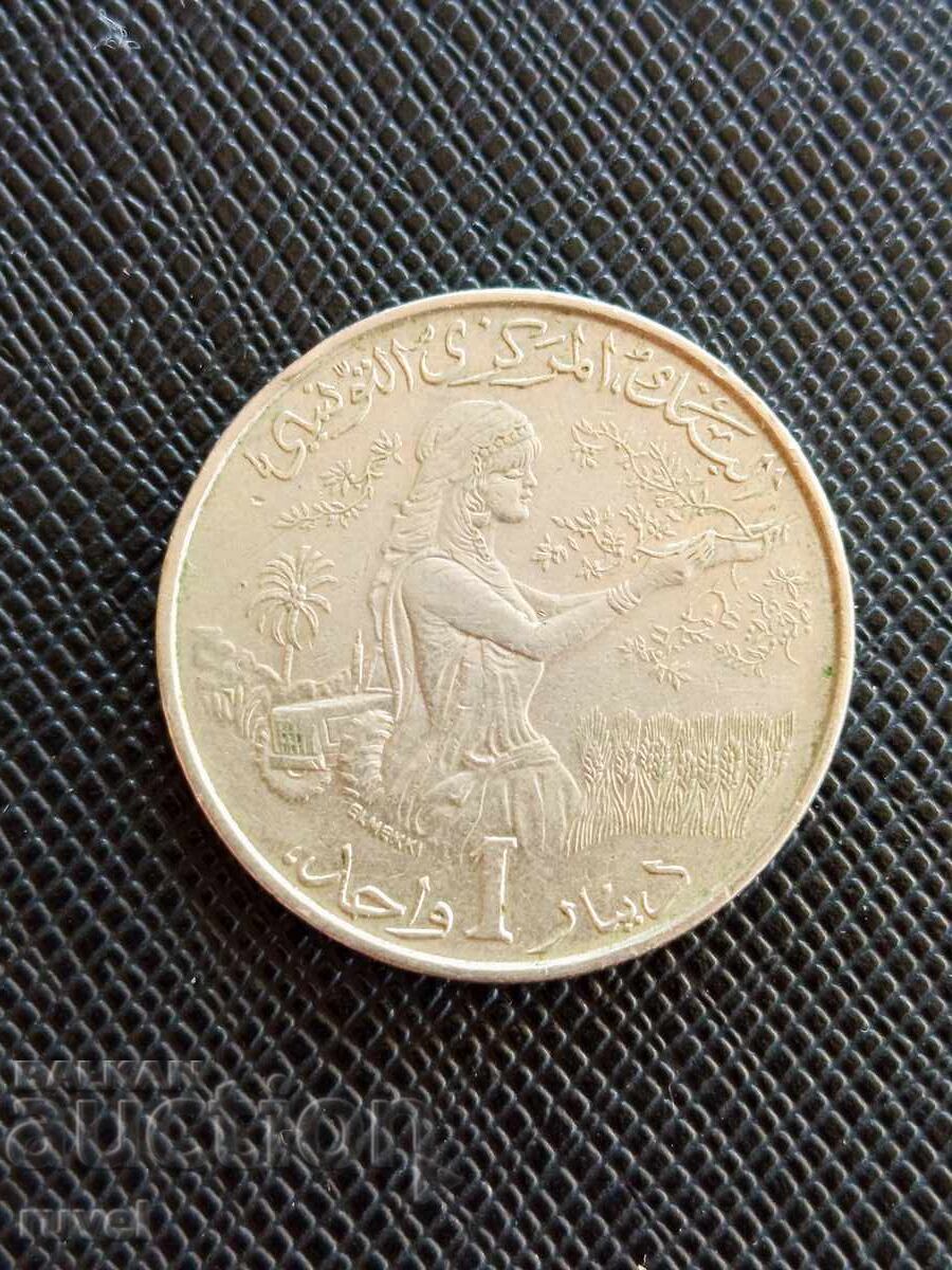 Тунис 1 динар, 1976 г.