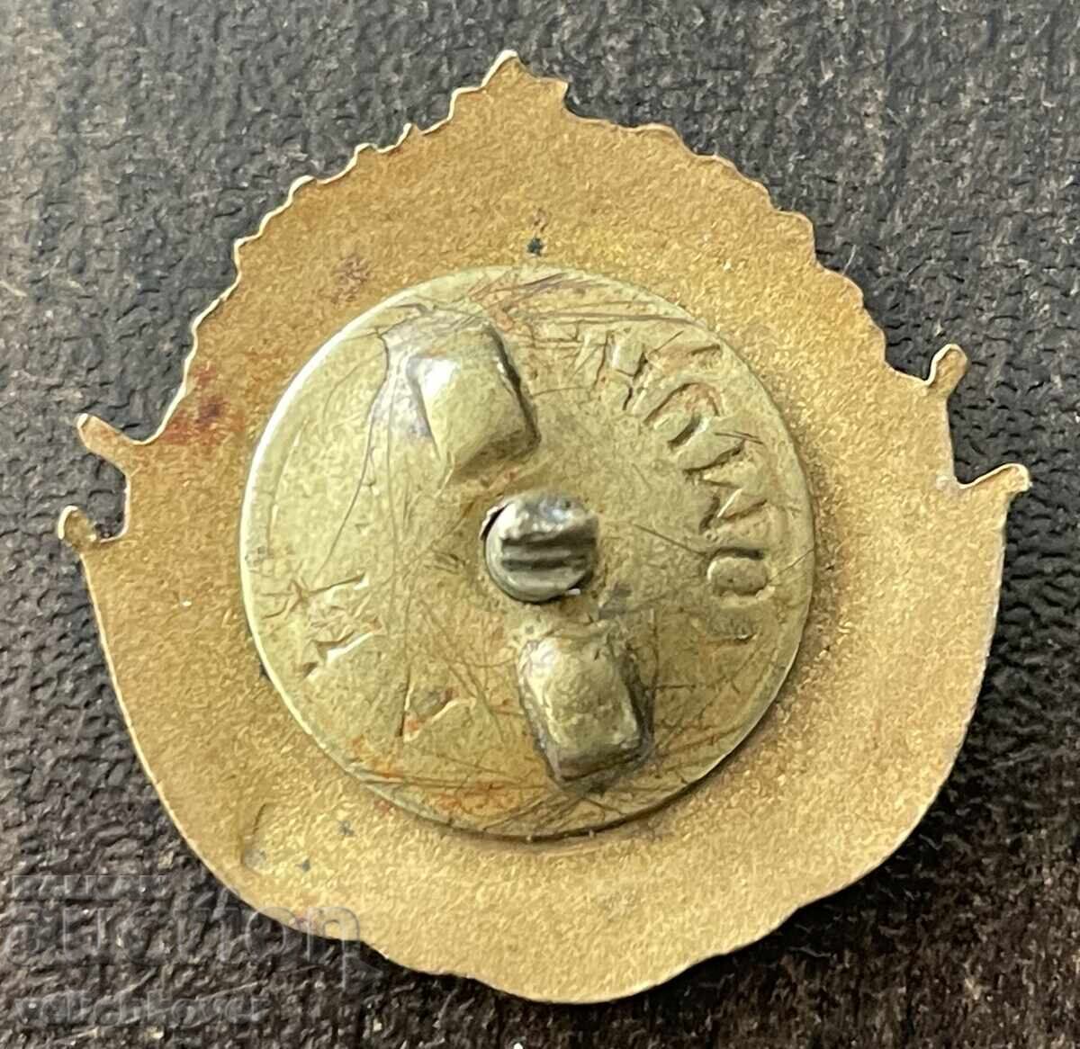 43771 Bŭlgariya znak Otlichnik GUP Glavno upravlenie pŭtishta em με τιμή € 80.00 | 156.47 BGN