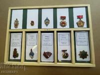 #2 Mongolia comunism 10 bucăți semne insigne medalii
