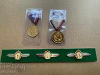 Ungaria comunism 5 bucăți însemne și medalii de aviator militar
