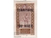 French Niger-1921-Definitive Upper Senegal with Overprint for Niger, MLH