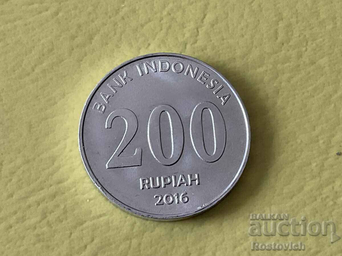 Индонезия 200 рупии 2016 г. с цена € 0.95 | 1.86 лв.