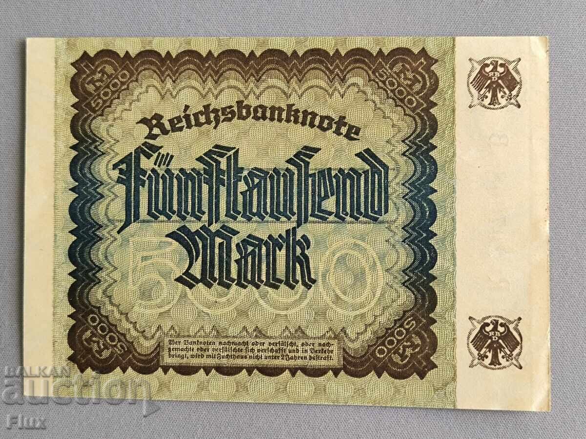 Bancnotă - Germania - 5 000 mărci AUNC | 1922 cu preț € 6.50 | 12.71 BGN