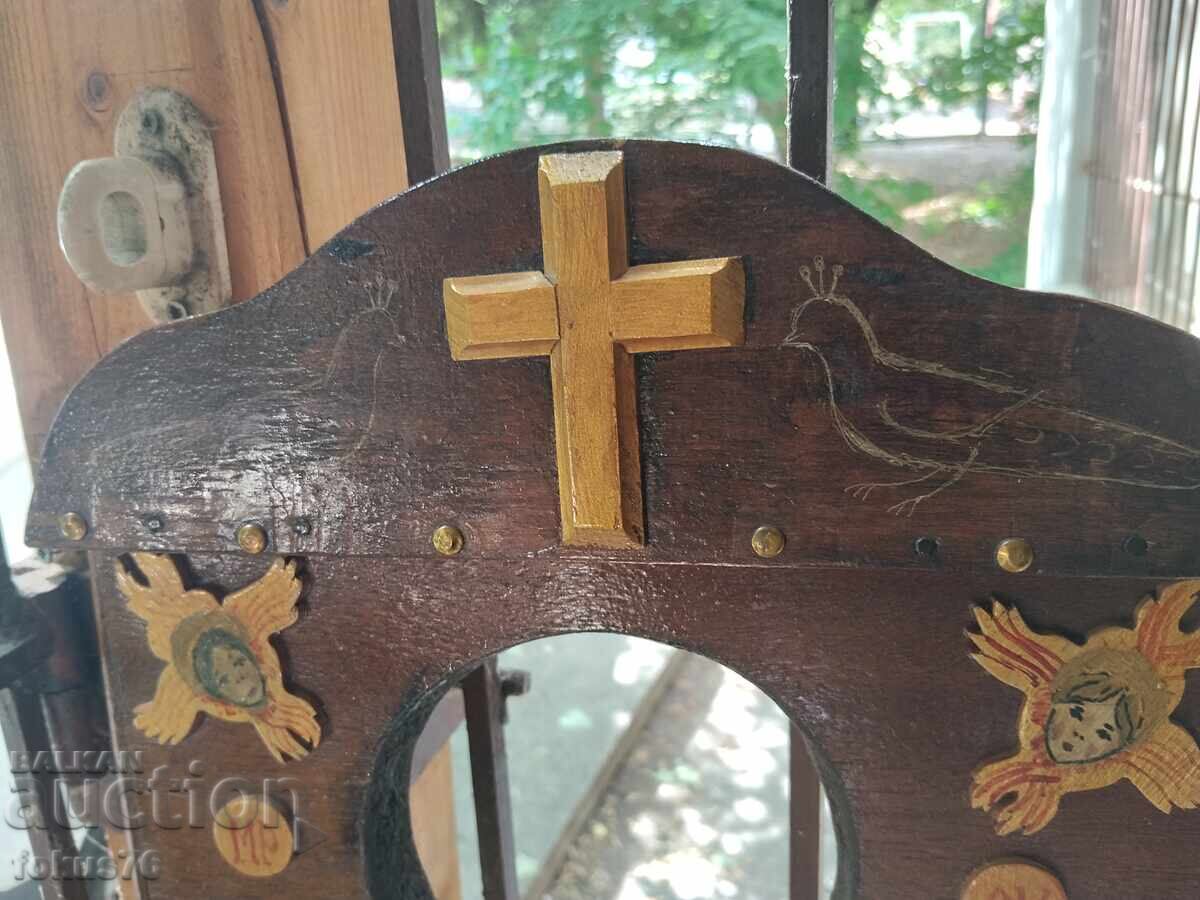 Δημοπρασία Μεγάλο παλιό ξύλινο εικονοστάσι