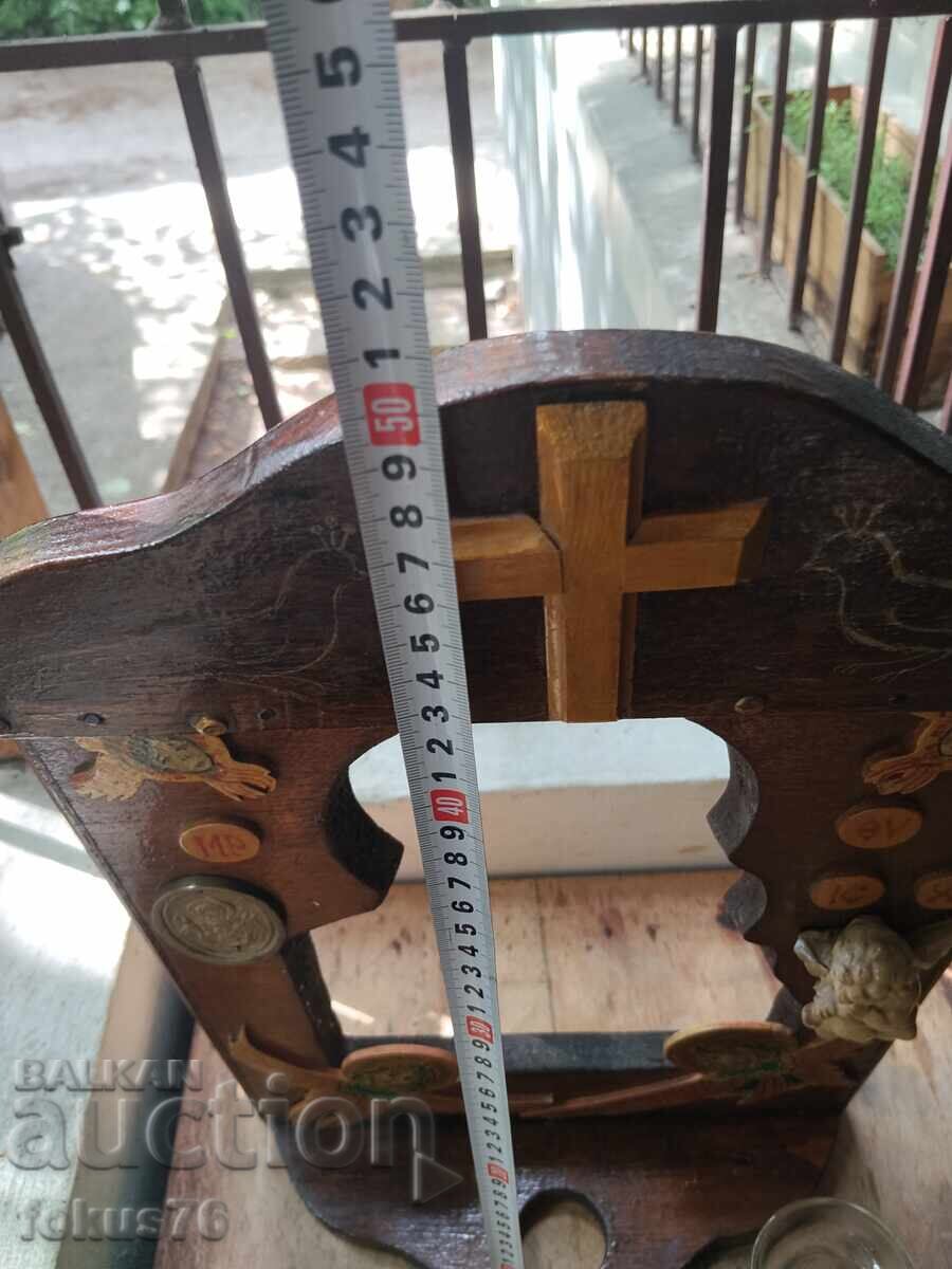 Μεγάλο παλιό ξύλινο εικονοστάσι - 6