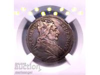 Τζούλιο 1734 Βατικανό Κλήμης XII 1730-1740 πορτρέτο NGC XF 40