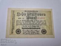 Банкнота 10 милиона марки 1923г. Германия1 непрегъвана
